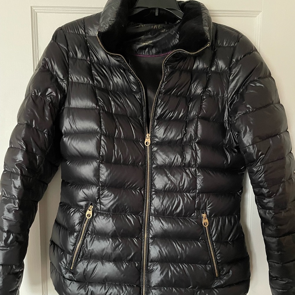 Calvin Klein Black Puffer Jacket Size M